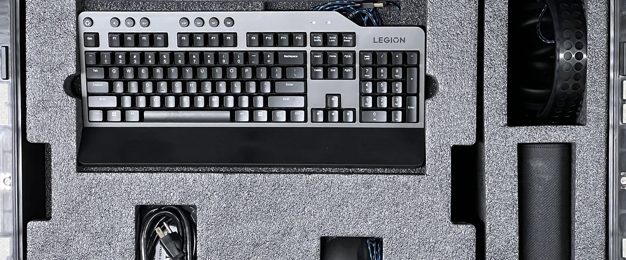 Photo of customised foam insert, with a keyboard, mouse included - The Ultimate Checklist for Packing Effective Training Kits