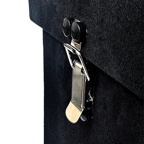 Detail shot of box - lock