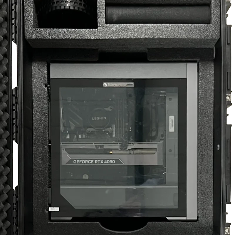Custom foam for top spec gaming PC