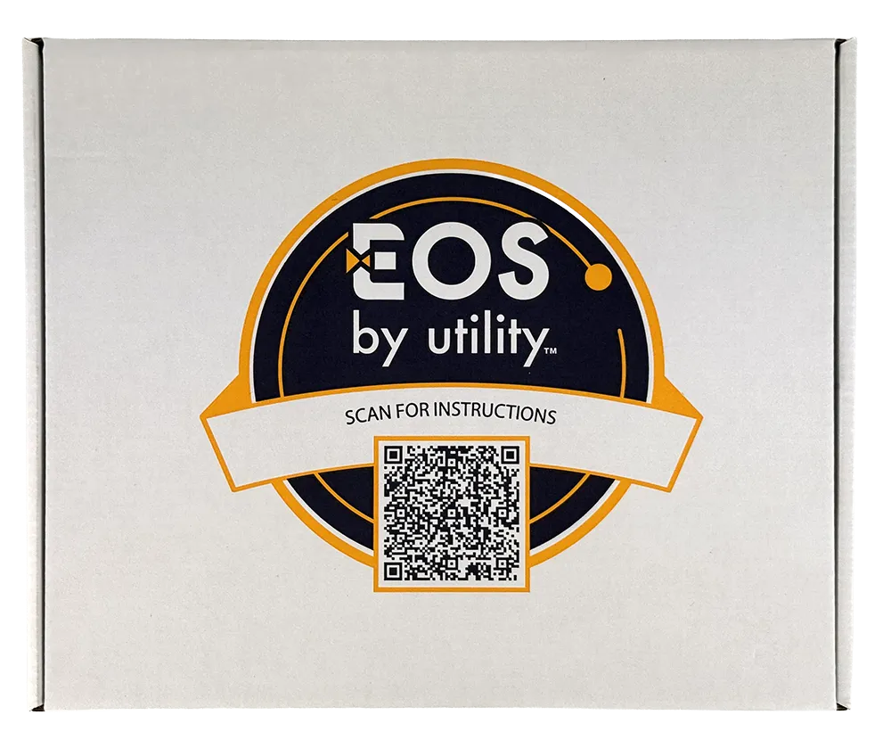 EOS by utility - birdseye view of the box